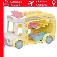 [Direct from Japan]EPOCH Sylvanian Families Car Carrier [Let's play! Minna no Hoikuen Bus ] S-70 ST Mark certified 3 years old and up Toy Dollhouse Sylvanian Families