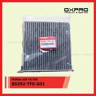 80292-TF0-G01 Honda City 2009 2021 BRV HRV CRV 2017 CRZ Civic FC Insight Freed Cabin Air Filter Acti