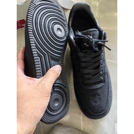 Stssy  空军 AF1 low top "Triple Black" sneaekrs casal sports men soes all black