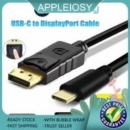 USB 3.1 Type C to Display Port Cable USB-C 3.1 Male to DP 4K60HZ HDTV Adapter 6 Feet 1.8Meter