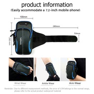 Running Armband Enlarged multi-functional outdoor sports armband anti sweat arm bag leisure arm bag Compatible under 7.2 inches mobile phone