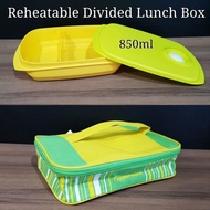 Tupperware Tapau Lunch Set (1)Comprises:-Reheatable Divided Lunch box 850ml (1)24.0cm(L) x 15.7cm(W) x 5.2cm(H)
Bag