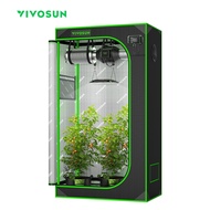 VIVOSUN 90x50x180ซม.เต็นท์ปลูก เต็นท์สำหรับปลูกต้นไม้ เต็นท์ปลูกต้นไม้ Grow Tent ขนาดโรงเรือน 600D