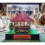 Miniature Gubuk /Saung gazebo