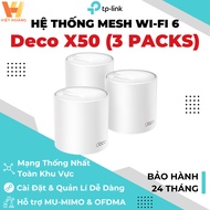 [3 Packs] TP-Link Deco X50 WiFi 6 Router Standard AX3000 Mesh WiFi 6 - Genuine