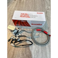 BRAKE MASTER PACKAGE PLUS 90CM BRAKE HOSE CNC OVAL RIGHT SQUARE BRAKE MASTER Kiri PLUS 1 PCS UNIVERS