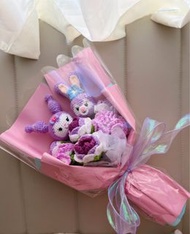 Stella Lou星黛露 Kuromi庫洛米 純手工鉤織公仔花束