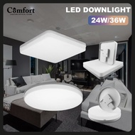 24W 36W LED Downlight LED Recessed Down Light Ceiling Room Round Downlight Square Downlight