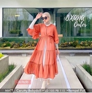 FREE ONGKIR!! Oxana Outher Bahan Ceruty Babydoll GAZALA FASHION Baju Atasan Wanita Kekinian 2023 Vir