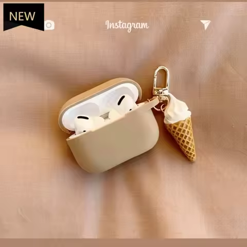 For apple airpod 4 Case Cute cartoon Case airpod pro 2 cover Luxury Flower Silicone earphone cover A