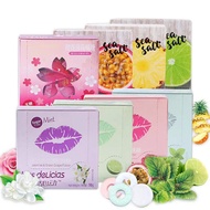 Kiss Delicias Lime/Spearmint/Rose/Jasmine Mints Sugar Heartbeat Sugar-Free Flavor Candy 50g Easy To 