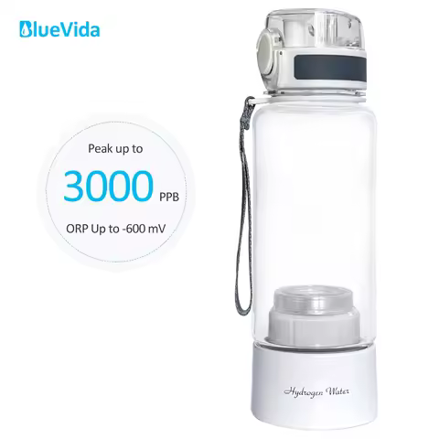Bluevida new sports style SPE & PEM hydrogen water generator, H2 up to 3000ppb and large battery cap