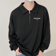 RUCASS 1989 HIGH NECK SWEATER RUCASS MEN'S CASUAL OUTERWEAR/ UNISEX RUCASS ZIPPER SWEATER/