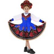 Performance Costume Party Performance Costume Russian Ethnic Style Children Costume Halloween Ethnic
