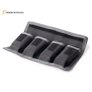 Battery Holder Case AA AAA Battery Storage Bag 4 Pocket for AA/AAA Battery and DSLR Camera Battery