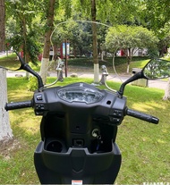 แผ่นกันลมหน้ารถสกู๊ตเตอร์กันลมปรับความหนาได้เหมาะสำหรับ HAOJUE afr125 uy125