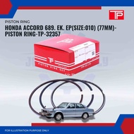 Cincin Piston-Honda Accord 689. EK. EP (Size:010) (77mm)-Piston Ring-TP-32357
