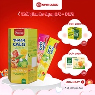 Thực phẩm bổ sung ÍCH NHI THẠCH CALCI HƯƠNG DÂU XOÀI bổ sung calci hữu cơ cho bé Hộp 21 túix30gr