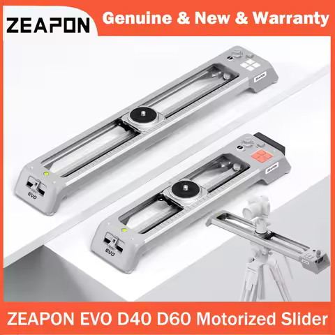 ZEAPON EVO D40 D60 Ultra-Quiet 125° Panorama Rotating Motorized Slider App Control for DSLR Camera V