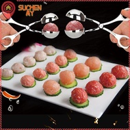 SUCHENMY Stainless Steel Accessories Kitchen Croquettes Mold Meat Ball Scoop