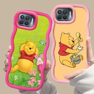 MERAH D-6 Winnie The Pooh Pink red Casing for OPPO A93 A16K A16E Reno 4F 4 Lite Realme C20 C20A blac