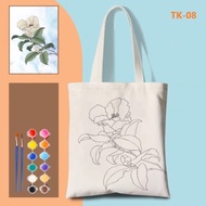 tas kanvas lukis satuan mewarnai tas kanvas - tk-08