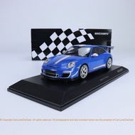 MINICHAMPS/Mini Cut 1: 18 PORSCHE PORSCHE 911 GT3 RS 4.0-2011-BLUE BLUE Alloy Seal 155062222