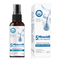 Minoxidil 5 Percent, Hair Growth Serum with Minoxidil 5%, Hair Regrowth Treatment for Men & Women, M