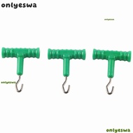 ONLYE 10 Pcs Hook Fishing Baiting Rig Tool, ABS Stainless Steel Fishing Baiting Rig Tool, Durable T 