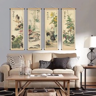 Set of 4 paintings - Wall Canvas Paintings Printed with Four Quarters