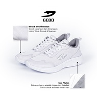 GEBO | Axel Axel Axel | White White White | Men's Sneakers | Men's Casual Shoes | Men's White Shoes