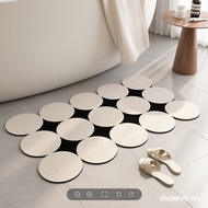 Dreamerhouse Bathroom Anti-Slip Mat Household Bathroom Doorway Wear-Resistant Foot Mat Easy-Dry IGUR