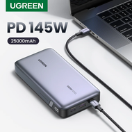 UGREEN 145W Power Bank 25000mAh | Portable Charger USB C 3 Port Battery Pack Digital Display 65W Fas