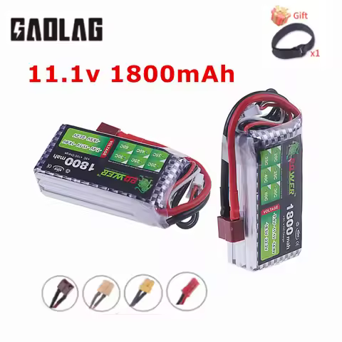 3S Battery 11.1V 1800mAh Deans Plug 40C Lipo Battery Max 60C For Remote Control Car Toys FPV Drones 