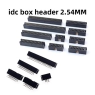 10pcs 6/10/20/26/34/40 PIN 2.54MM pitch Male Socket idc box headers PCB Connector Double Row10P/20P/