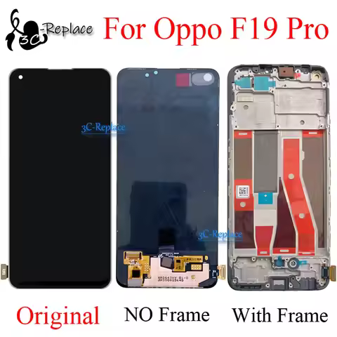 Amoled / TFT 6.43 Inch Display For Oppo F19 Pro CPH2285 LCD Display Touch Screen Digitizer Panel Ass