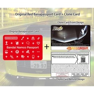 Banapassport Blank Card+Clone Card Combo Set Wangan Midnight 5DX+ Design