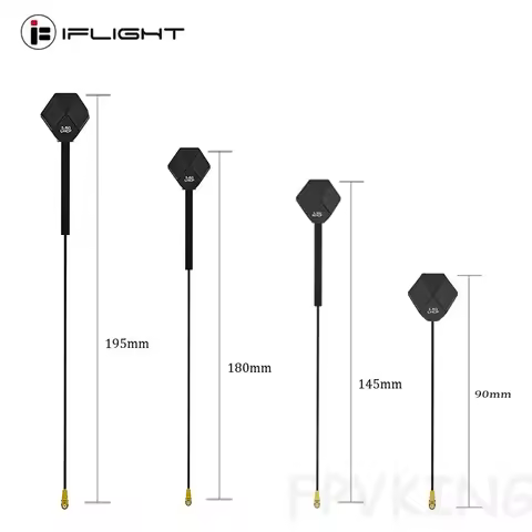 iFlight Albatross V2.1 UFL Antenna 5.8GHz 2.4dBi | LHCP/RHCP 90/145/180/195mm for FPV Racing Drone
