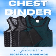 Janest Chest Binder Buckle Breast Corset Tomboy Binder Full Bandage Chest Binder Side Breathable