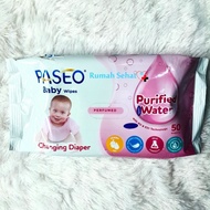 TISSUE BASAH PASEO Isi 50 PASEO BABY WIPES