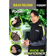 Foxdry Premium 05 Baju hujan terbaik Raincoat foxdry05 rain coat  2 layer double fox dry motorcycle 