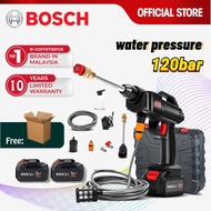 BOSCH Cordless Water Jet Portable Car Wash High Pressure Water Jet Gun Machine Cleaner Air Bateri Cu