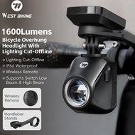 WEST BIKING Bike Light 1600 CBL1600 Lumens High Brightness Wireless Remote Control Cycling  Front Li