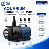 SOBO Pompa Air Aquarium ECO Amphibious BO-1800A hingga BO-16000A 140Watt 7.5m 16000L/Hr untuk Kolam 
