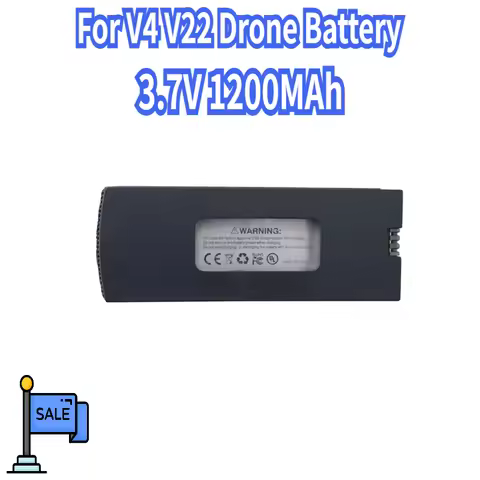 4DRC V4 V22 Battery 3.7V 1200MAh for V4 V22 Drone Battery RC Quadcopter Replacement Accessory Parts