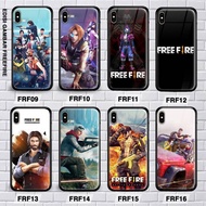 Custom case free fire vivo v19 premium glass case tempered glass case custom case