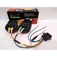 Pack Of 2 Pieces NEW HORN Snail 8 Sounds Changeable Rhythm 8 Modes 12V Super Popular Sound Level 135