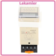 LAKA Time Relay, 0.01S-99H99M 220V Digital Time Relay, Precision Timing DH48S‑2Z with Socket Base DH