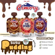 CIMORY Eat Milk 80 gr | Chocolate Chocolate | Hazelnut Chocolate | Marie Pudding Biscuits Ready to e