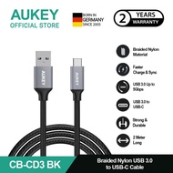 AUKEY Type C CB-CD3 Braided Nylon USB Charger Cable a to USB-C CB-CD2 & CB-CD32M